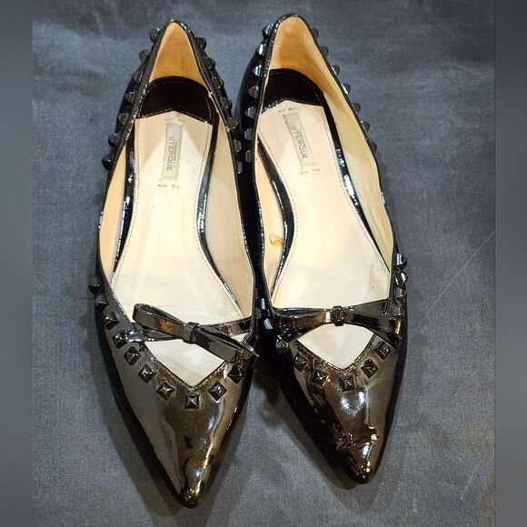 UTERQUE STUDDED TRIM POINTED TOE  SLIP-ON FLAT - Picture 14 of 14